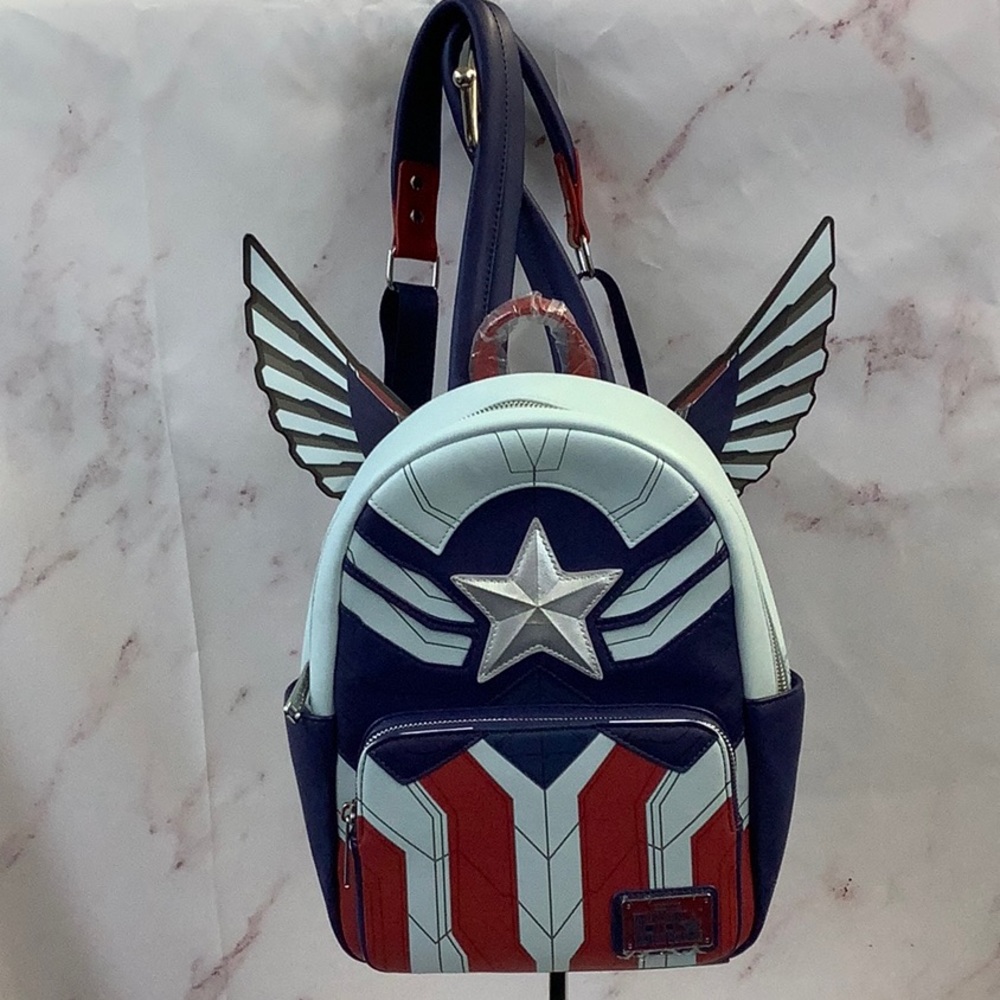 NWT Loungefly Kids Superhero Backpack with Wings